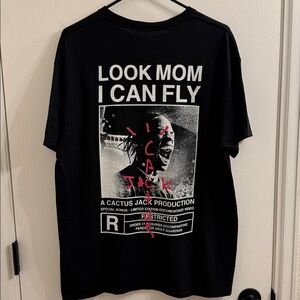 TRAVIS SCOTT: LOOK MOM I CAN FLY Tee (NEVER WORN)